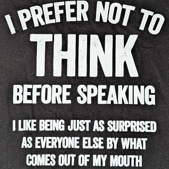 Graphic t-shirt, Size XL adult, Black and White. NIP - Picture 1 of 4